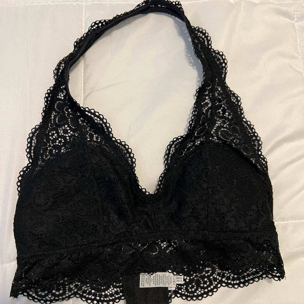 aerie lace halter bralette